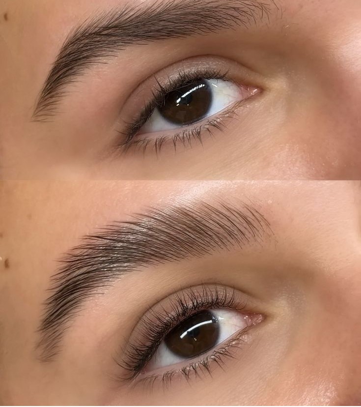 Ideal candidates for Brow Lamination at KM Orgatonics