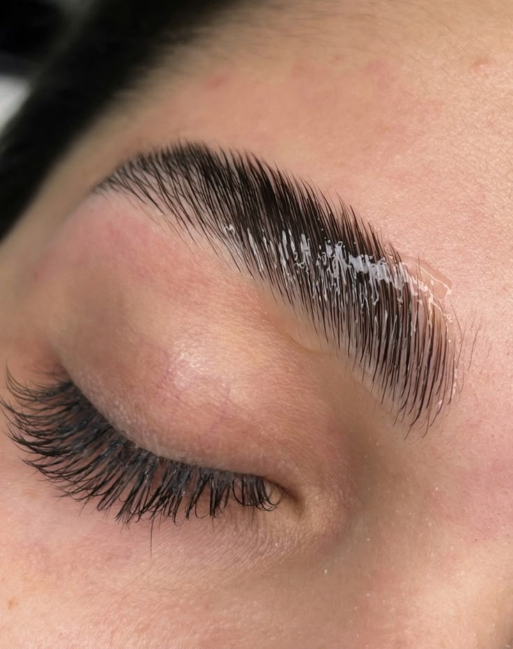 Brow Lamination Service at KM Orgatonics