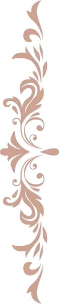 Floral decoration top left