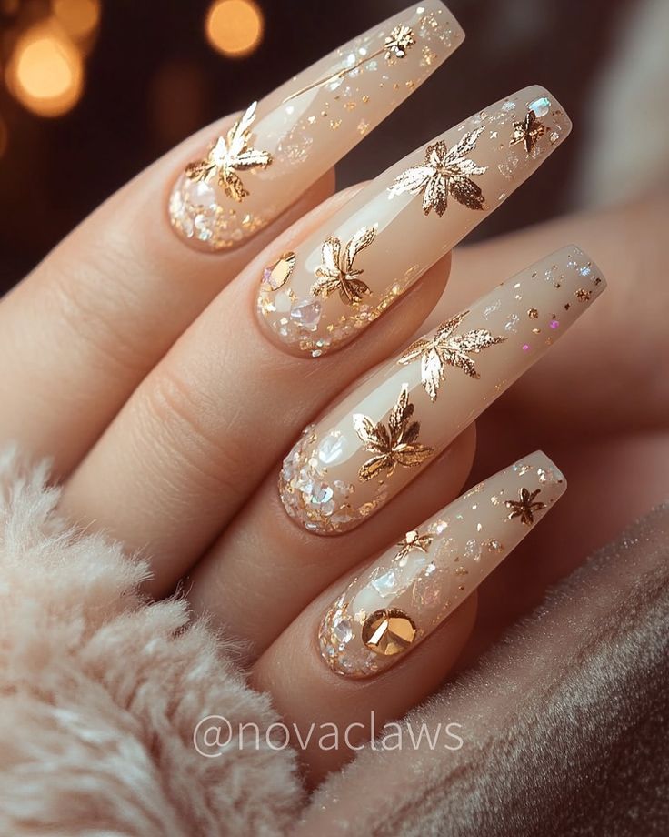 Pastel and Chrome French Manicure